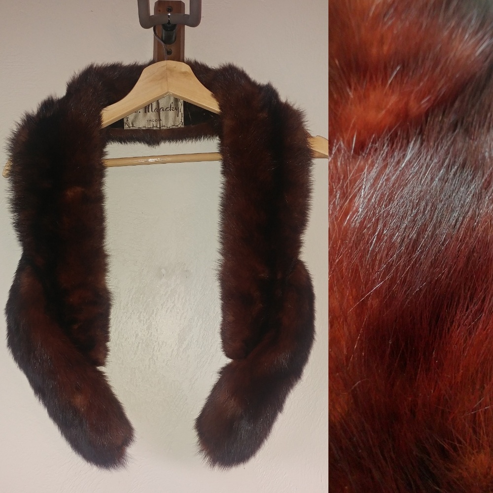 Vintage Real Fur Stole in Excellent Condition